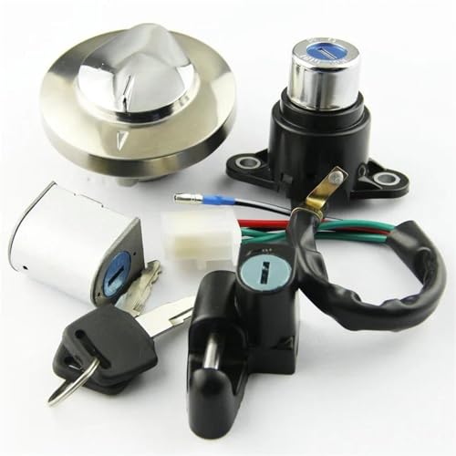 MKSZY Interruptor De Encendido De Motocicleta para CMX250 Rebel CMX 250 CA125 CA 125 Juego De Llaves De Bloqueo De Asiento Piezas Tapa del Tanque De Combustible Accesorios