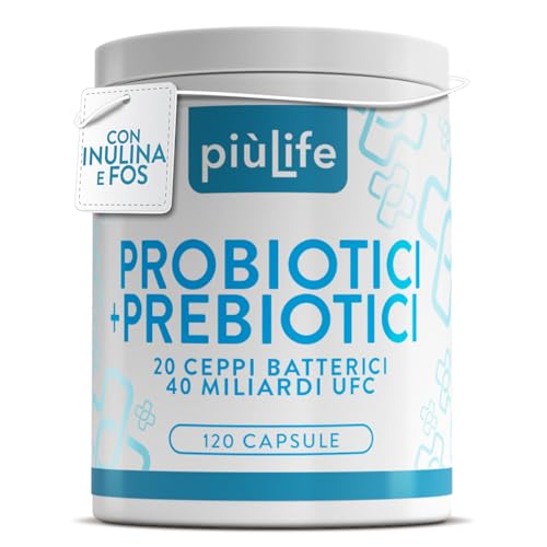 +LIFE - Probiotici e Prebiotici 120 Capsule PiuLife®