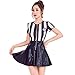 QZ Árbitro Disfraz de Halloween para Mujer Sexy Deportivo Ref Ump Falda...