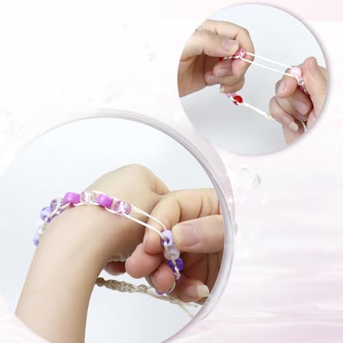 pinklilycare Fidget Anxiety Bracelet for Women - 3 Pack Adjustable Sensory Jewelry with Slider Beads, Stress & Anxiety Relief, Discreet Focus Tool Gift4