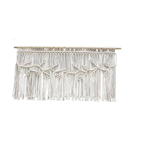 Macramé mural cuisine pour réchauffer un mur blanc