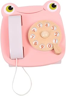 Toddmomy Sapo Telefone Squiz Brinquedos Role Play Brinquedos Para Crianças Brinquedos Educativos Para Crianças Telefone De Madeira Brinquedo Para Crianças Brinquedo De Role-Playing
