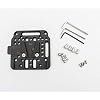 V Lock Plate Assembly kit Female V-Lock for V-Mount Batteries/DJI Ronin M MX (Black)
