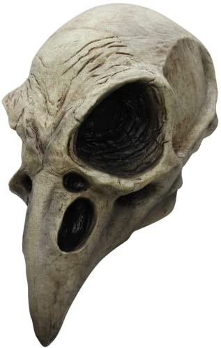 Crow Skull, Máscara de Látex de Craneo de Cuervo, Máscaras de Cuervos y Calaveras Ideal para Disfraz de Halloween
