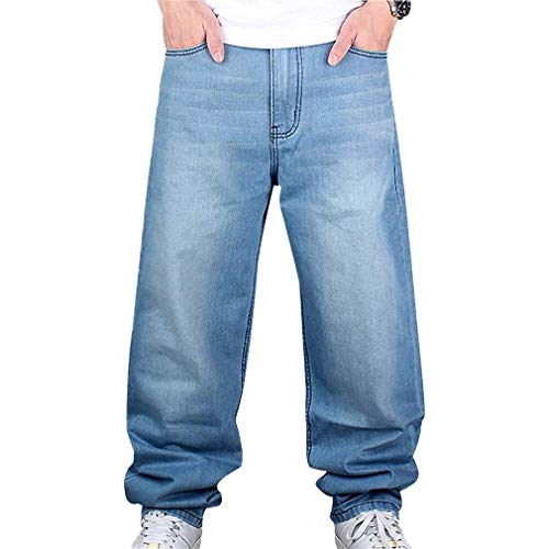 Vintage Pantalones Anchos De Casual Modernas Los Hip De Hop Hombre De...