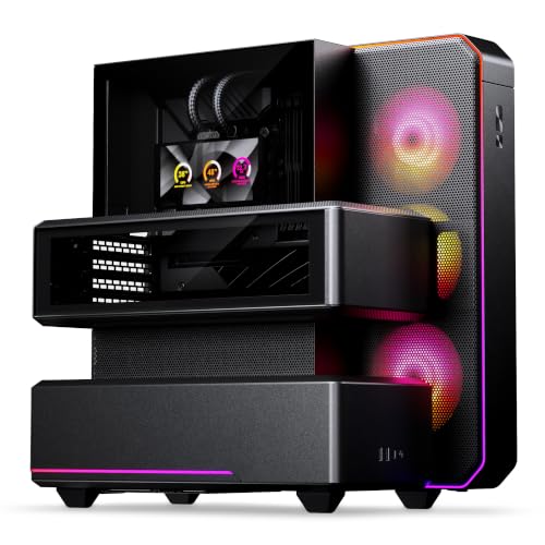 Phanteks EX5 MAX, Case ATX Multicamera, AIO 360 LCD Incluso, LED ARGB | Multicamera, AIO 360 LCD Incluso, LED ARGB, Form Factor ATX
