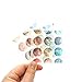 120 Pcs Stickers Set Scrapbooking Stickers for Journal Planner DIY Crafts Scrapbooking Diary (Starlight)