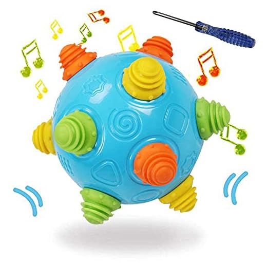 Toddlers Baby Music Shake Dancing Ball Toy, Move and Crawl Ball Toys for Kids,Bouncing Sensory Learning Ball Toys Ideal Gift for Baby Boys and Girls, Endless Fun for Children