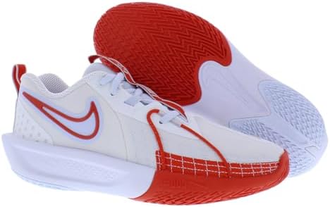 ピ*ロ様 Nike GT Cut 3 EP Red/White 26cm Nike G.T. Cut 3 Gs Tênis para meninos, Branco/Vermelho, 19