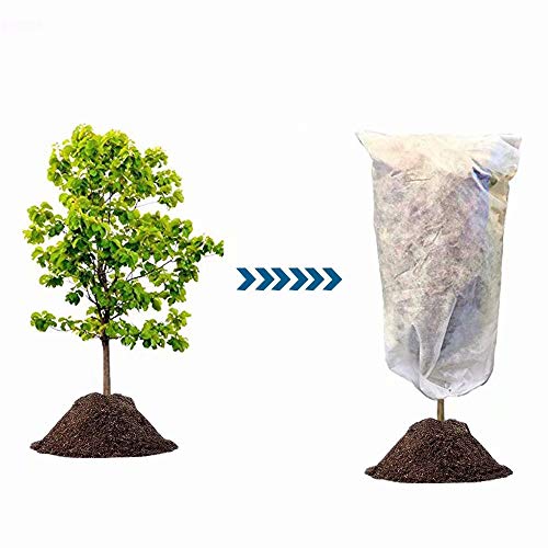 Agfabric Plant Covers Freeze Protection H40 Xw60 0.9Oz Outdoor Plant Covers For Winter Garden Plant Cover Winter Frost Pests Protection,White #TOP1