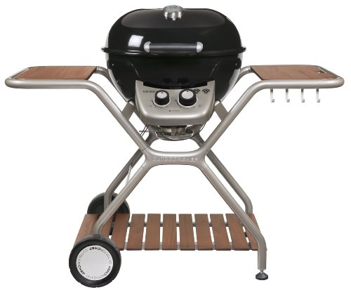 Preisvergleich Produktbild Outdoorchef MONTREUX 570 G schwarz BBQ Gasgrill Kugelgrill, Doppelbrenner, 18.127.74