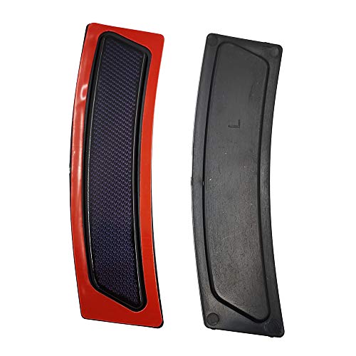 Image of Front Bumper Reflector Side Marker Lights For BMW F30 3 Series F32 F33 F36 4-Series (Gray Lens)