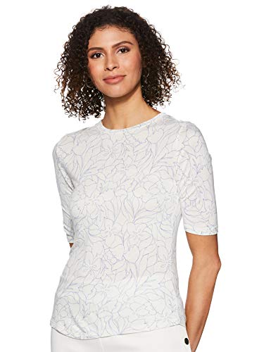 Marks & Spencer Women's Regular Blouse (T41/7778_White Mix 10) Deal