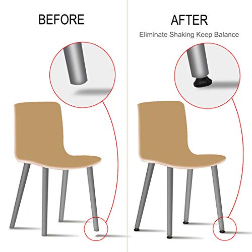 Protectores de suelo ajustables M10 para mesas y sillas 5