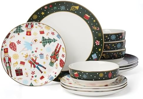 Lenox Dinnerware Set, Nutcracker Ballet 12-Piece Dinnerware Set, ...