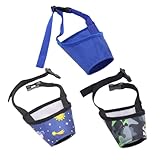 JUMPLAWN 3個 調節可能な製犬用口輪 噛み癖防止 無駄吠え抑制 誤飲防止に 軽量で快適なペット用マズル中型犬 小型犬対応