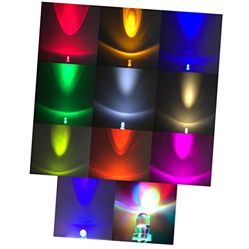 SEWOART 50 Unidades Diodos Led Luz Levou Para Carro Levou Luz Clara Led Emitindo Luz Brinquedos Vari