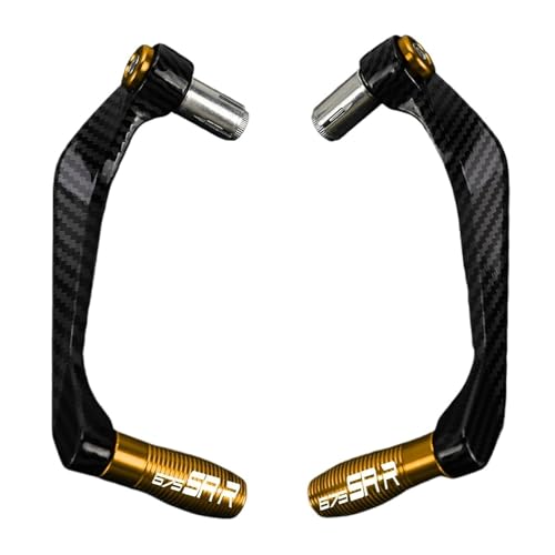 Garde de guidon CFMOTO 675 S-RR aluminium CNC anodisé jaune luxe