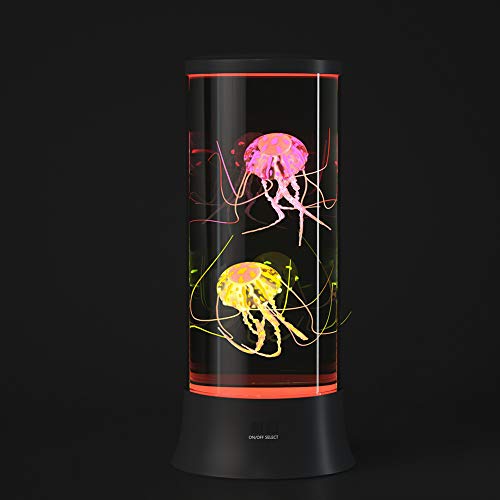 EDIER LED Fantasy Jellyfish Lava Lamp - Round Real Jellyfish Aquarium Lamp - 7 Color Setting Jellyfi EDIER LED Fantasy Jellyfish Lava Lamp - Round Real Jellyfish Aquarium Lamp - 7 Color Setting Jellyfi