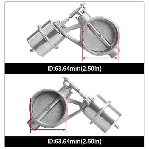 Válvulas de control de escape para automóvil universal con mando a distancia de 51mm a 76mm 5