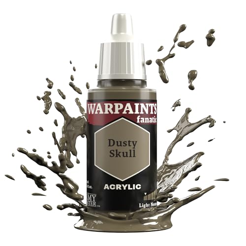 The Army Painter, Warpaints Fanatic Dusty Skull Single Acrylics, Miniature Hobby Painting, Quality Paint for Miniature Wargaming