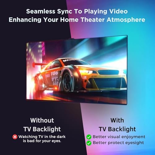 Image of HDMI Sync Box 2.0 - TV LED Backlight for 75-85 inch TVs with PC, Screen Sync. Enhance Your TV, Gaming, Music and Entertainment Experience. (75-85 inch)