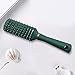 RN BEAUTY Detangling Brush Anti-Static Detangler Hair Brush Blow Drying Hairbrush Comb Nylon Bristle Pins Fashion Massage Brushes Wet or Dry All Hair Types Styling Dark Green Color (Vented)
