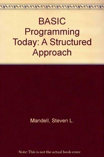 Basic Programming Today: A Structural App 0314476024 Book Cover