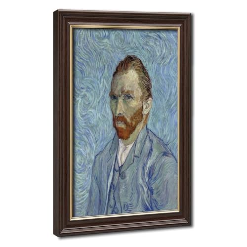 Poster autoportrait de Vincent Van Gogh impression sur toile décoration murale cadre
