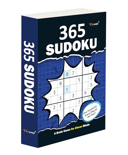 Image of 365 Sudoku :- Brain Training Sudoku Puzzle Book, Sudoku puzzle book, Brain Booster sudoku book, 365 sudoku puzzles book, Classic Sudoku Puzzle Book, Travel-sized sudoku puzzle book