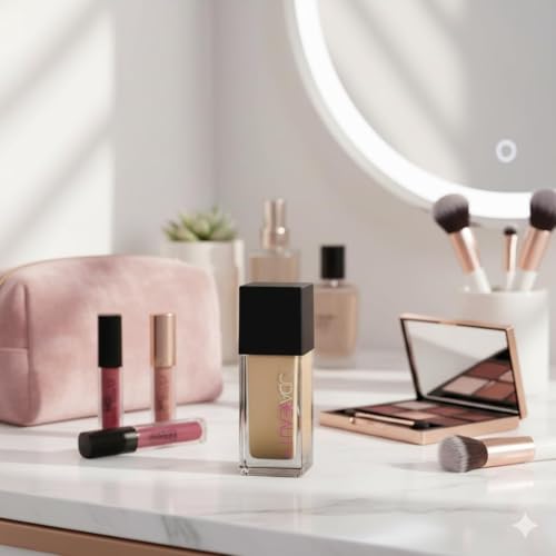 Image of HHudaa Professional Waterproof Oil-Free Longlasting Liquid 24-Hour Colour-True Full Coverage Foundation For All Skins Matte Finish For Women, Girls 30 Ml-1pcs (HHH)
