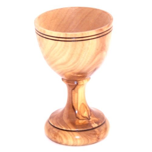 Olive wood Handcrafted Egg cup - 75x5cm or 3x2 inches