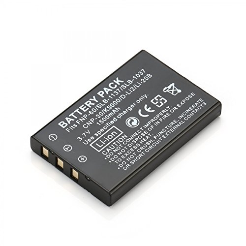 Rusty Bob - NP-60 Batterie / EX-S10, EX-S12, EX-FS10, EX-Z100, EX-Z20, EX-Z21, EX-Z22, EX-Z200, EX-Z80, EX-Z85, EX-Z19, EX-Z9 - batterie seulement