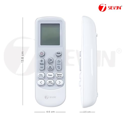 Image of 7SEVEN Compatible with Samsung AC Remote Control Model 144E Suitable for 1 1.5 2 Ton Split and Window Air Conditioner - Match Each Key by Key Exactly with existing AC Remote Function