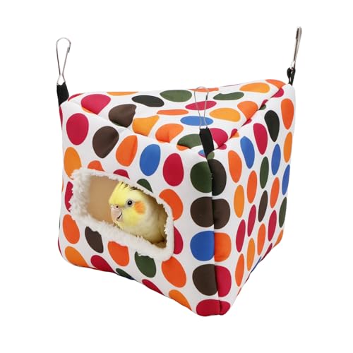 Image of Litewoo Bird Bed Nest House Hanging Winter Warm Parrot Hammock for Parakeet