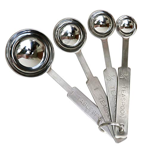 Set de 12 piezas de tazones y medidores de acero inoxidable miniatura 4