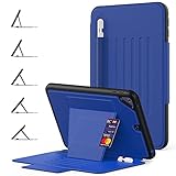  SSLQYLEE Étui pour iPad Mini 5, étui correcteur magnétique à rabat en cuir Smart Cover pour iPad Mini 5 (Couleur : bleu)