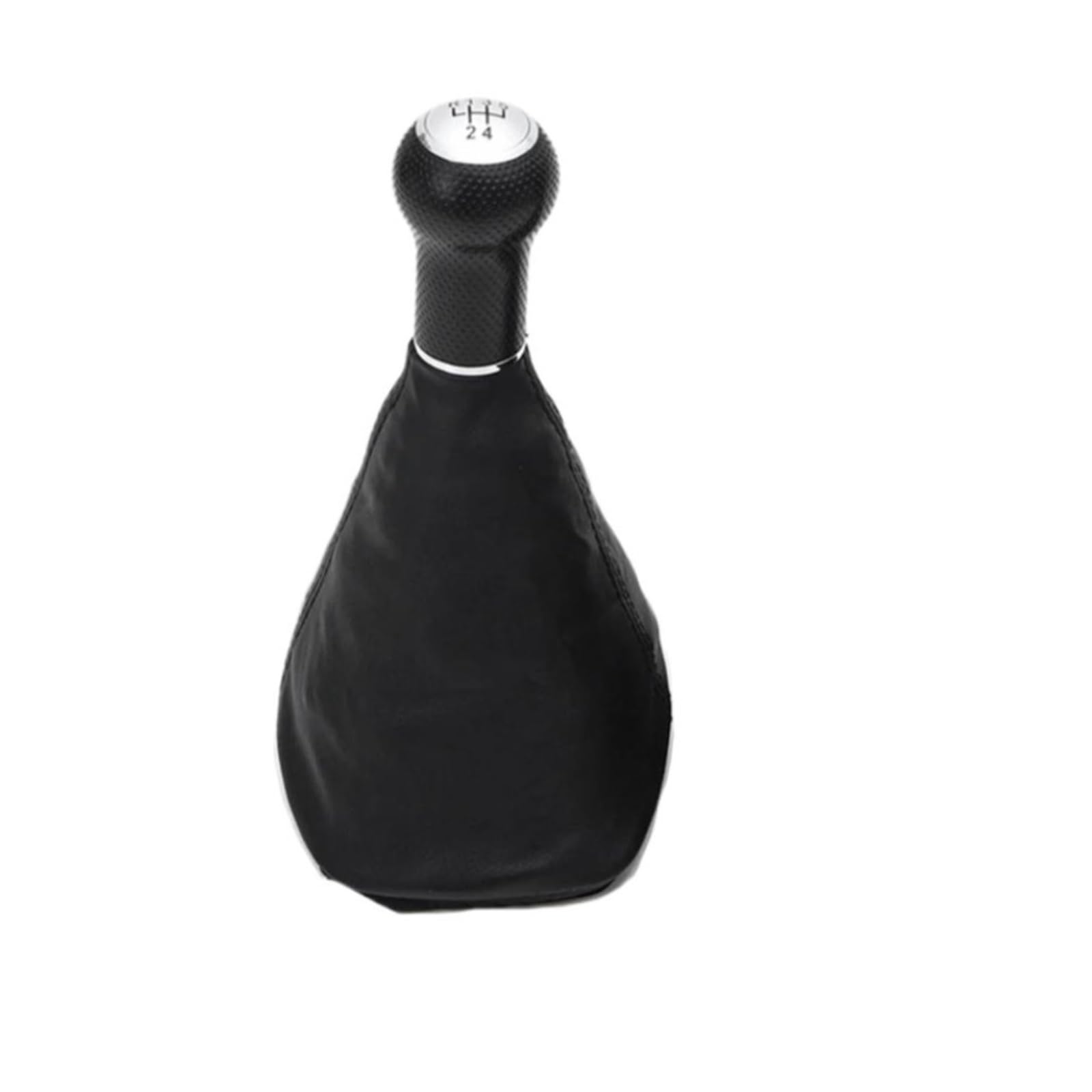 Glblpexelr Silver-12Mm-5Speed For Vw For Golf For Bora 1998-2006 Shift Lever Knob Black / Silver Style