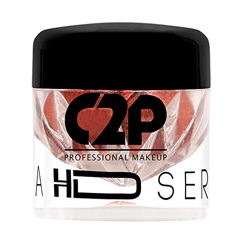 Image of C2P Pro Eyeshadow Pigment for Eye Makeup - 2g | Long-Lasting and Highly Pigmented Loose Precious Pigments with Metallic Effect | Cosmetics For Women and Girls (Bold Vamp 181, 02 Gram)