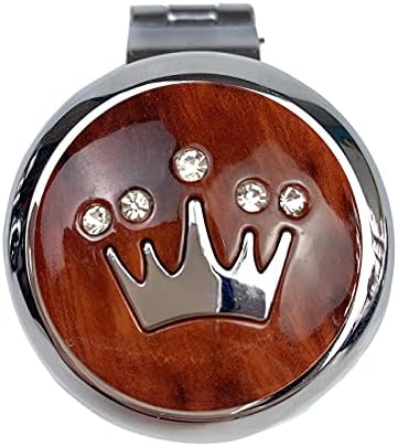 Steering Wheel Spinner Knob Suicide Knob Spinner Accessory for Cars Boats Semi Tractors Steering Spinner, Woodgrain color1