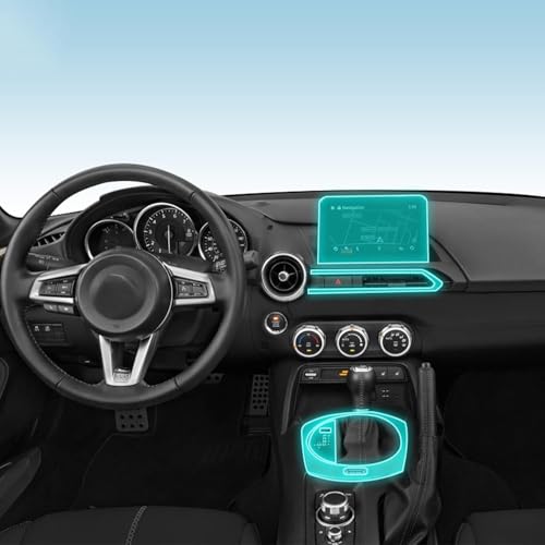 Éviter les rayures sur console laquée de Mazda MX5 avec le film TPU FOEBE