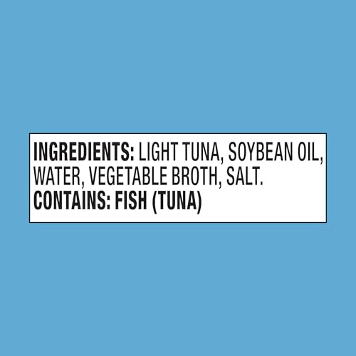Image of StarKist Chunk Light Tuna in Oil, 5 oz (12 Pack) Canned Tuna Fish, Wild Caught, Gluten Free, Ready to Eat, Perfect for Salads, Keto Meals and Snacks, with 20g Protein & 90 Calories Per Serving