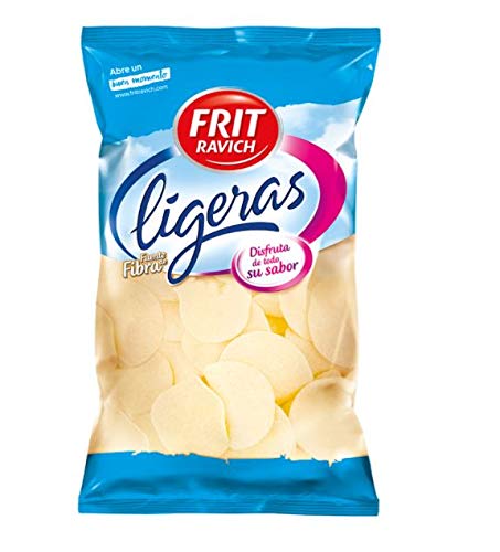PATATAS FRIT RAVICH LIGERAS 115 GR (PAQUETE DE 12 UNIDADES)