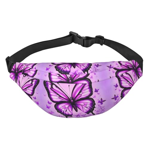 da e pratico Butterfly - Comodo per attività allaperto donna elegante da corsa viola