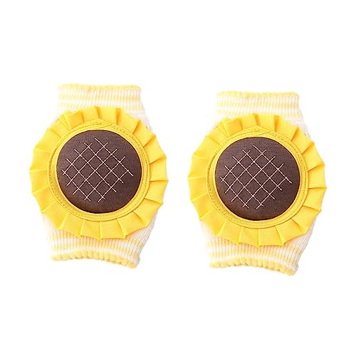 PACKOVE Protective Pads for Boys and Girls Baby Supplies 1 Pair of Toddler Kneelet Baby Knee Pad Breathable and Absorbing