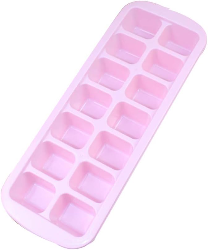 Riverlily Flexible Stackable Reusable Easy Release BPA Free Plastic Ice Cube Tray Molds Kitchen Tools