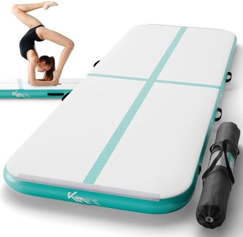 KM Fit Esterilla inflable para fitness, esterilla de gimnasia, 3 ...
