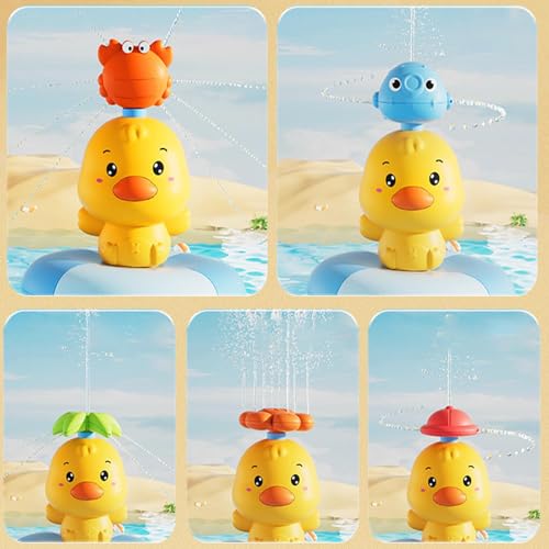 Canard électrique interactif de bain à pulvérisation d'eau cadeau enfant - 6