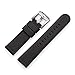 Produktbild TW Steel Marc Coblen Armband Uhrenband Uhrenarmband Leder 22 MM mit Stahlschließe (Schwarz - Dunkle Naht)