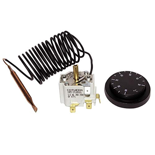 Termostato acqua regolatore a bulbo e capillare - Tipo GTLH3 cap 2 30-90deg